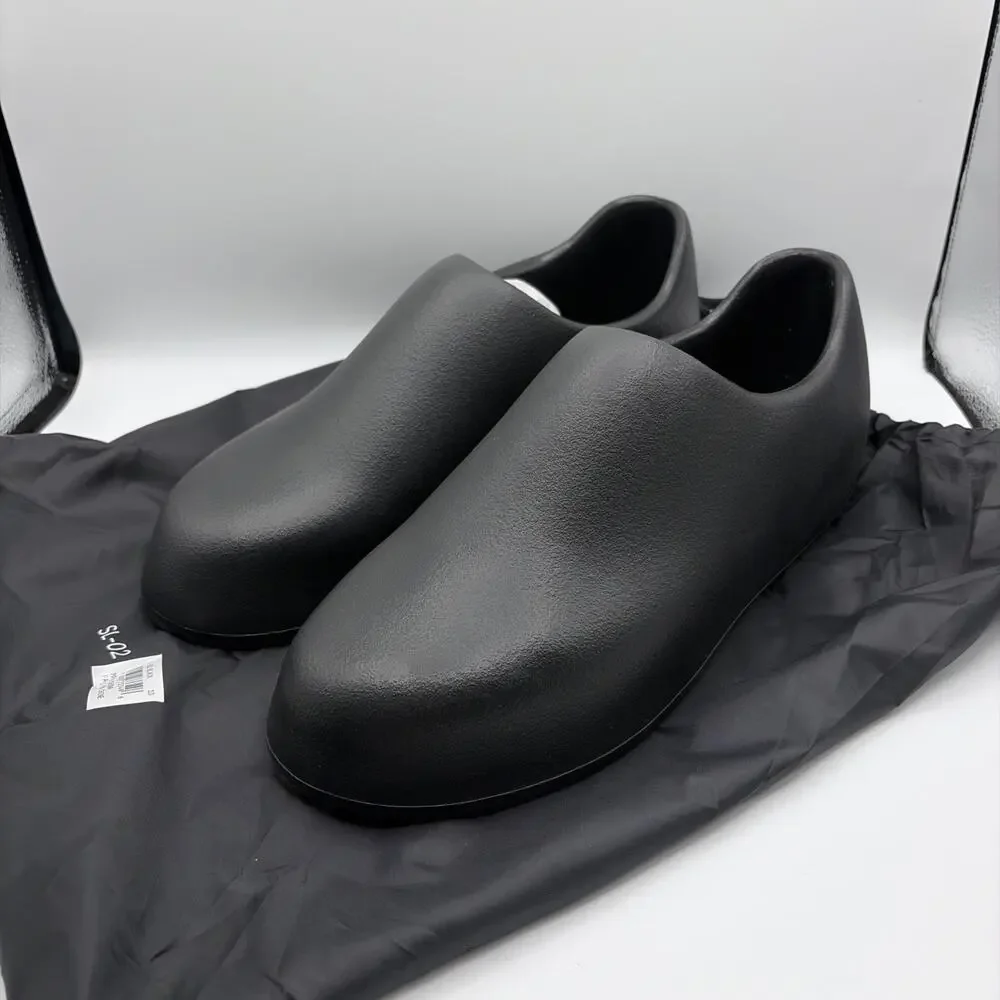 YZY YEEZY SLIDES SL-02 BLACK SLIPPERS RUBBER SHOES EVA WATERPROOF MENS SZ 10